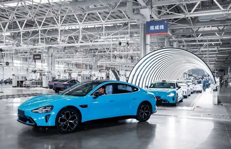 Электромобиль Xiaomi достиг нового рекорда по количеству предзаказов, обойдя Tesla