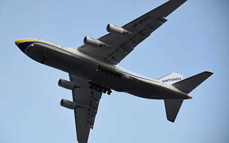Самолет Ан-124 из Украины выполнил перелет из Киева в Лейпциг